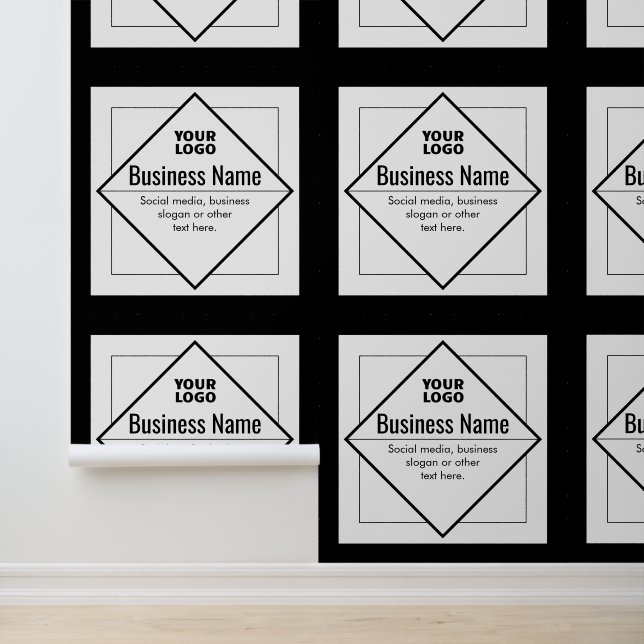 Papel Pintado Add Your Logo Customizable Template (Solicitud)