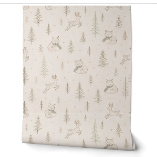 Papel pintado adhesivo de bosque
