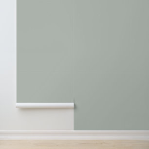 Papel pintado adhesivo fácil de quitar, verde salv