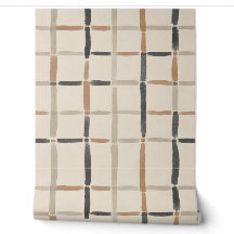 Papel pintado adhesivo Wabi Grid Orgánico Moderno