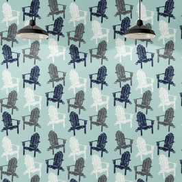 Papel Pintado Adirondack preside Blue, Aqua, Grey Patterin