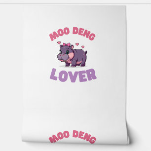 Papel Pintado Adorable MOO DENG LOVER Beaubbyist Hobbyist Hippo 