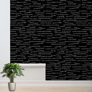 Papel Pintado Afirmación positiva Guía de autocuidado