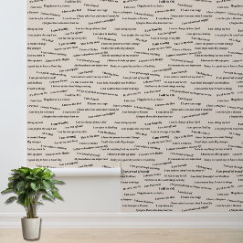 Papel Pintado Afirmación positiva | Guía de autocuidado
