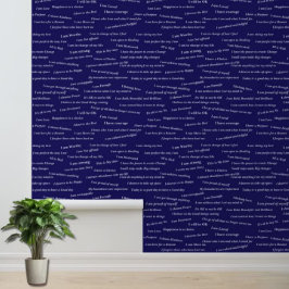 Papel Pintado Afirmación positiva | Guía de autocuidado