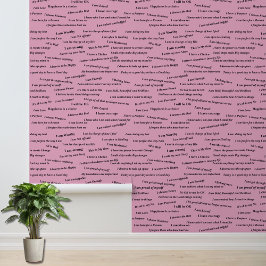 Papel Pintado Afirmación positiva | Guía de autocuidado