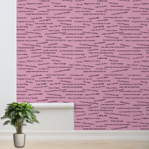 Papel Pintado Afirmación positiva   Guía de autocuidado