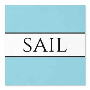 Papel Pintado AIL Refinado Robin Egg Blue Black Stripes