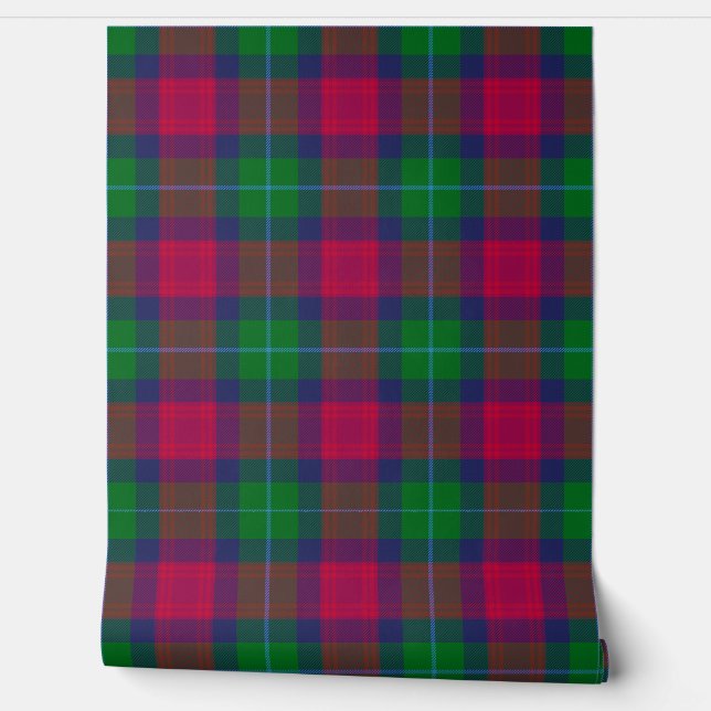 Papel Pintado Akins Tartan Plaid Scottish Clan (Desenrollar)