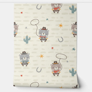 Papel Pintado Alguacil de niño pequeño con crema