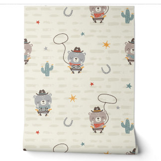 Papel Pintado Alguacil de niño pequeño con crema