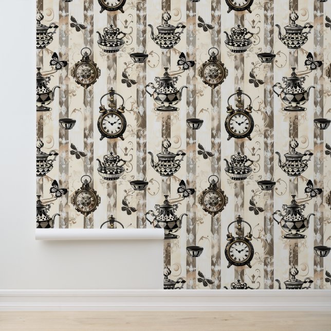 Papel Pintado Alice in Wonderland Pattern (Solicitud)