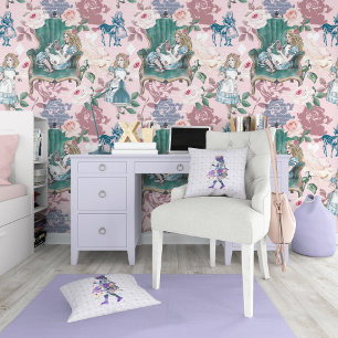Papel Pintado Alicia Vintage En La Decoración De Rosas Rosa De M