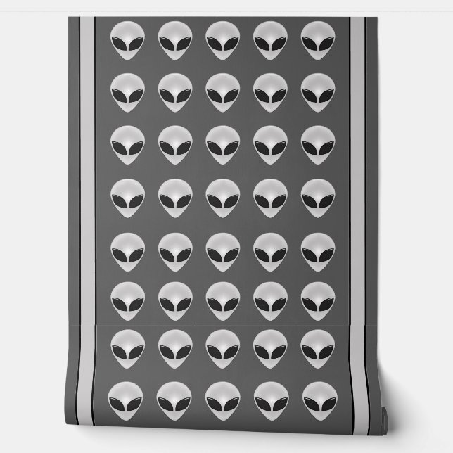 Papel Pintado Alien Heads (Desenrollar)