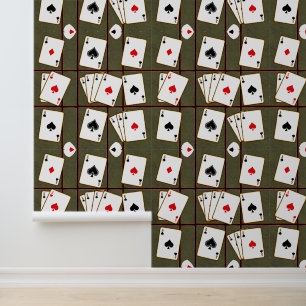 Papel Pintado Altura De Ases: Perfección Nocturna De Poker