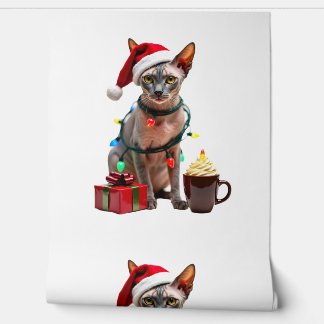 Papel Pintado Amantes de animales domésticos gato Sphynx lindo c