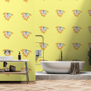 Papel Pintado Amarillo de vuelo