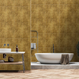 Papel Pintado Amarillo Mostaza Moderno Girado Geométrico Abstrac