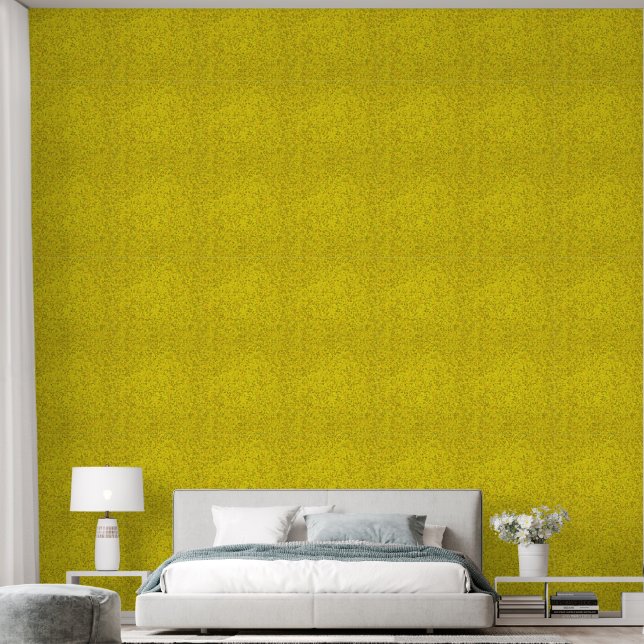Papel Pintado Amarillo Pixelado (Dormitorio)