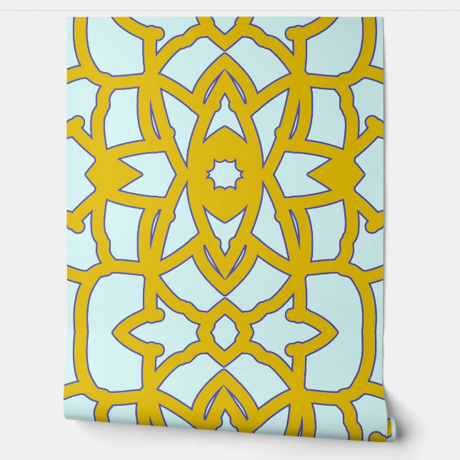 Papel pintado amarillo "Ratti_Creative_Arts" (Desenrollar)