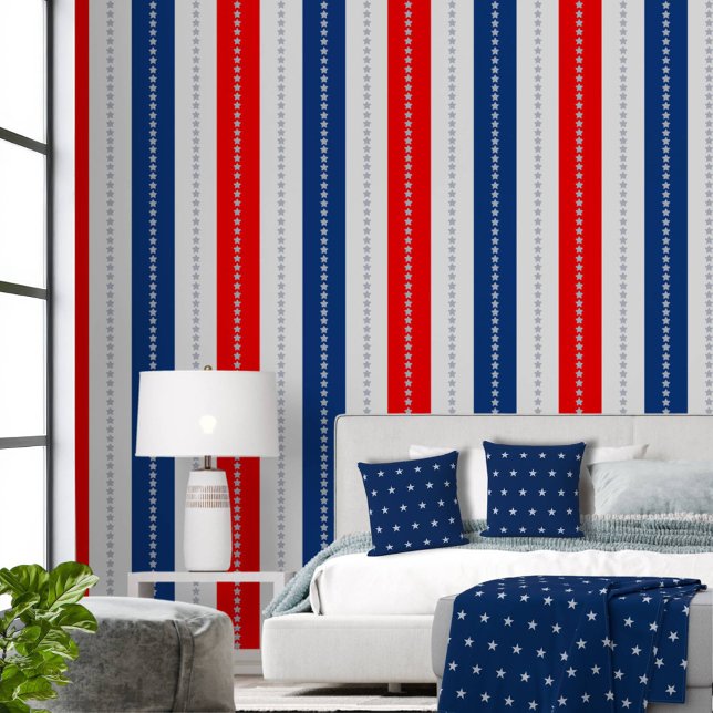 Papel Pintado Americana Red White Blue Six Inch Stars & Stripes (Subido por el creador)