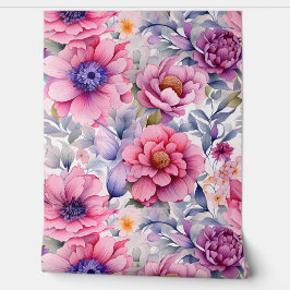 Papel Pintado Amethyst Bloom Rhapsody Botánico