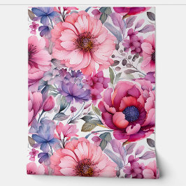 Papel Pintado Amethyst Bloom Rhapsody Botánico