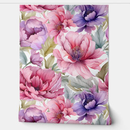 Papel Pintado Amethyst Bloom Rhapsody Botánico