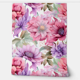 Papel Pintado Amethyst Bloom Rhapsody Botánico