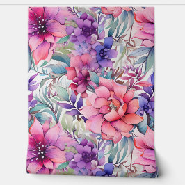 Papel Pintado Amethyst Bloom Rhapsody Botánico