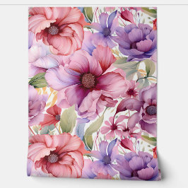 Papel Pintado Amethyst Bloom Rhapsody Botánico