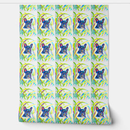 Papel Pintado Amor al Bulldog francés