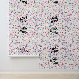 Papel Pintado Amor Art Paint Splatter Watercolor