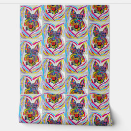 Papel Pintado Amor de Schnauzer