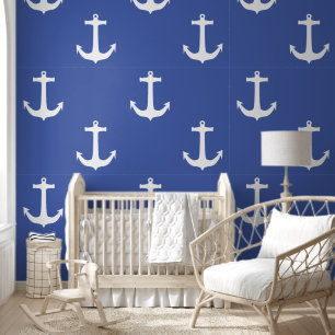 Papel Pintado ANCHOR Silhouette - diseño náutico 1