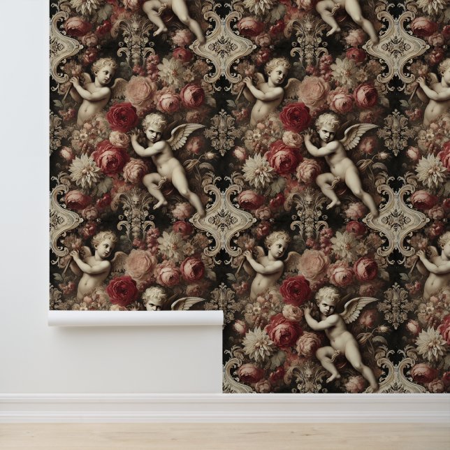 Papel Pintado Ángeles de discordia - Barroco gótico (Solicitud)
