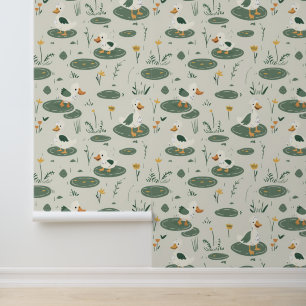 Papel Pintado Animales animales de granja con Boho Florals #9