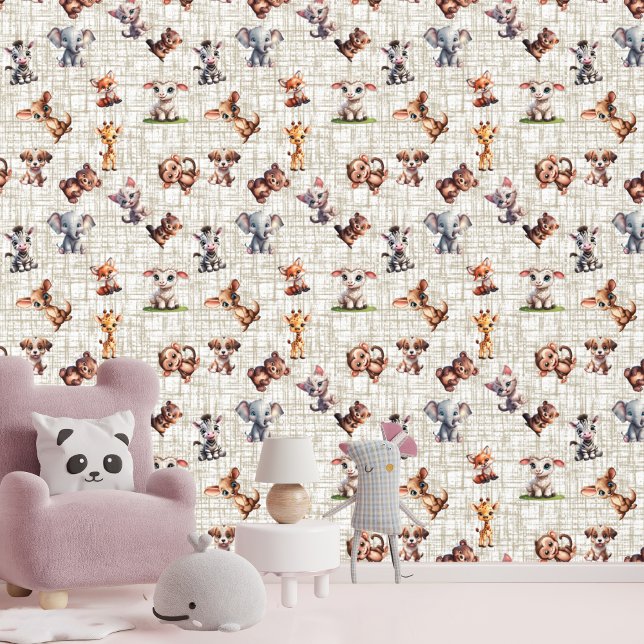 Papel Pintado Animales bebés con aspecto de blanco y blanco (Subido por el creador)