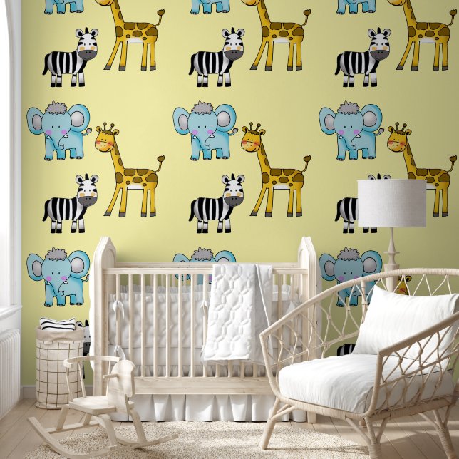 Papel Pintado animales de crianza de bebés (Niños)