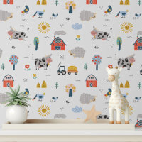 Animales de granja Granero Rojo Nursery Peel and S
