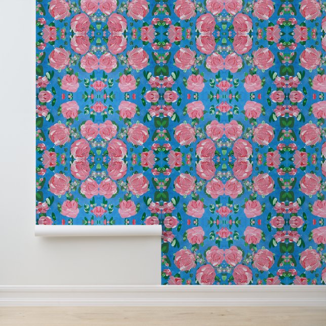 Papel Pintado Anna Rosa Floral Peel & Stick (Solicitud)