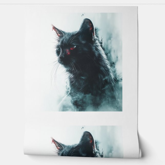 Papel Pintado Apocalipsis de Gatos Zombies (Desenrollar)