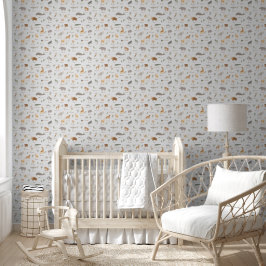 Papel Pintado Aprende ABC Animales Salvajes Diversión
