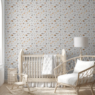 Papel Pintado Aprende ABC Animales Salvajes Diversión