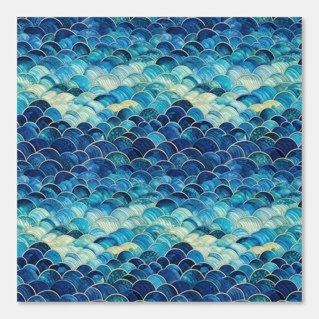 Papel Pintado Aqua Blue Mermaid (Anverso)