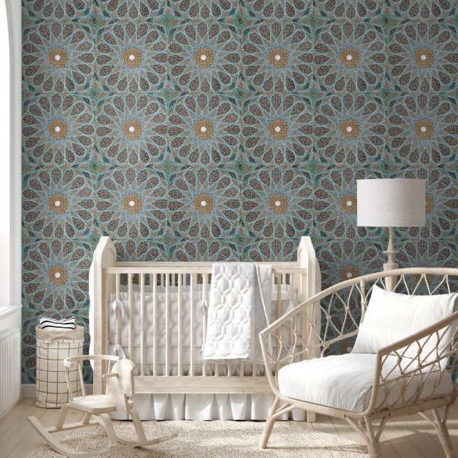 Papel Pintado Arabesco Persa Oriental Árabe Turco Decoración (Niños)