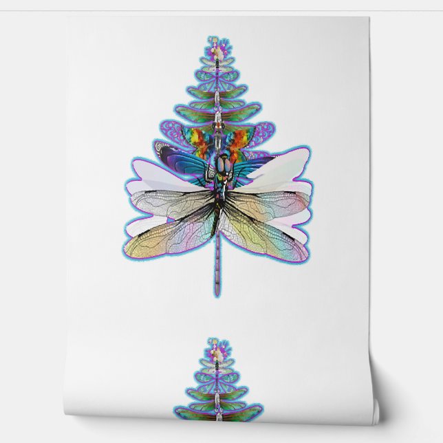 Papel Pintado Árbol de navidad de la libra (Desenrollar)