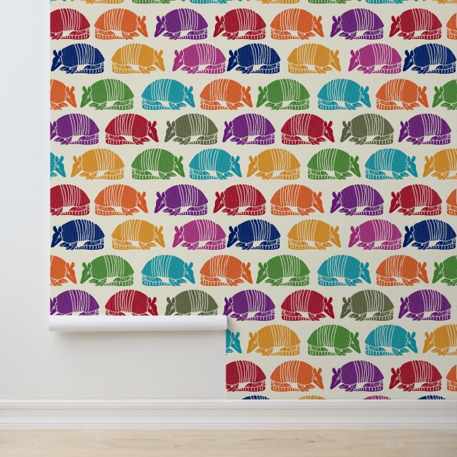 Papel Pintado Armadillos Colorful Pattern (Solicitud)