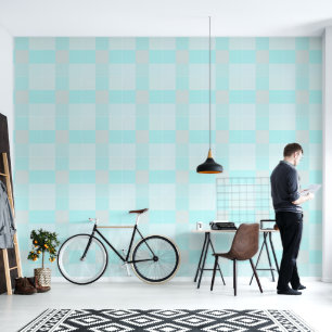 Papel Pintado Armonía Azul Minimalista