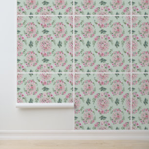 Papel Pintado Armonía de Rosa Rubor